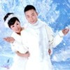 人雪萌雪中酷